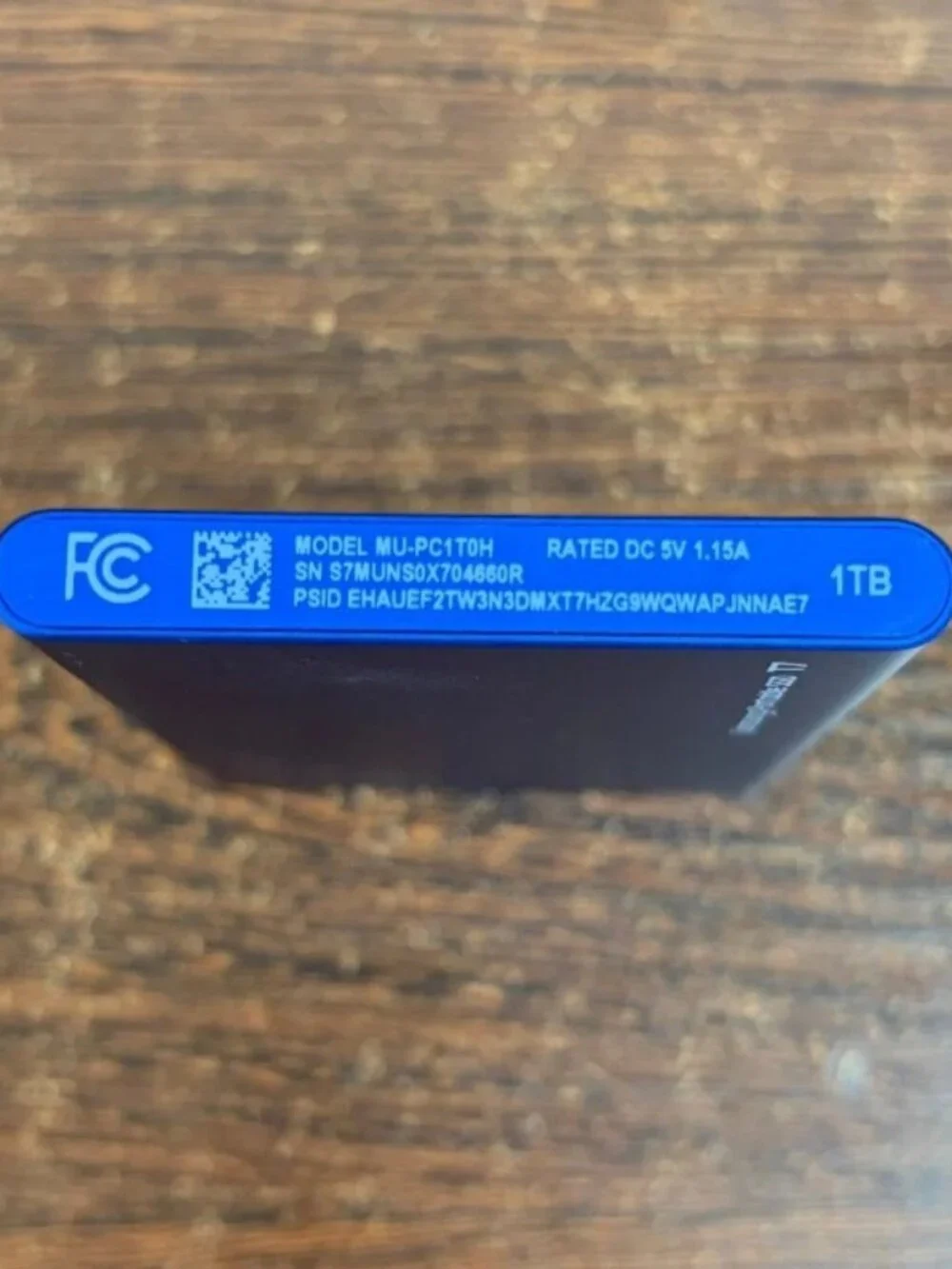 1TB Samsung T7 1TB Portable External SSD in Blue - New - Never Used